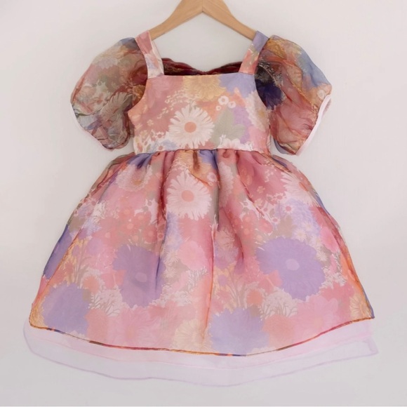 Pleiades Other - Pleiades Chloe Floral Puff Sleeve Dress